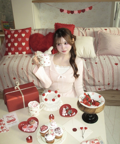 ドットフリルミニスカート IVORY