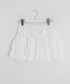 ドットフリルミニスカート
