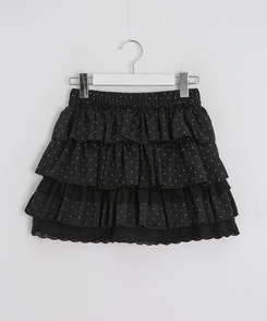 ドットフリルミニスカート