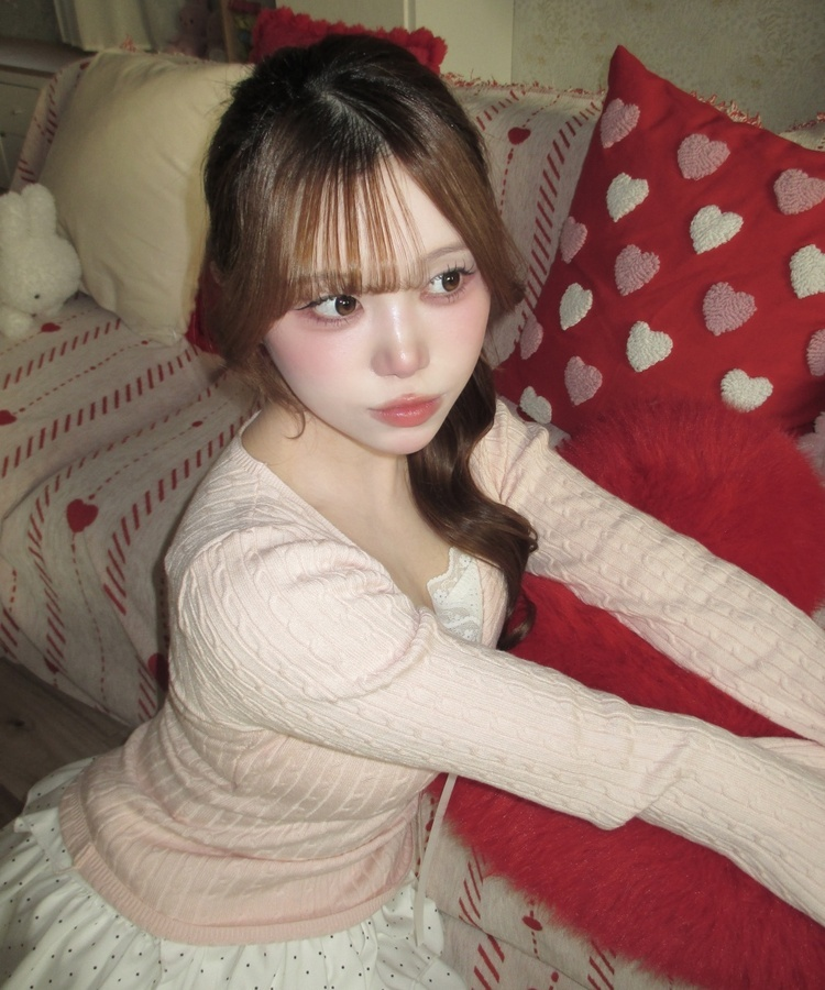 ドットフリルミニスカート IVORY