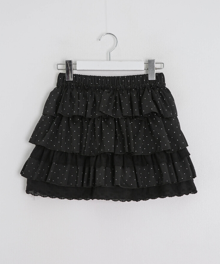 ドットフリルミニスカート
