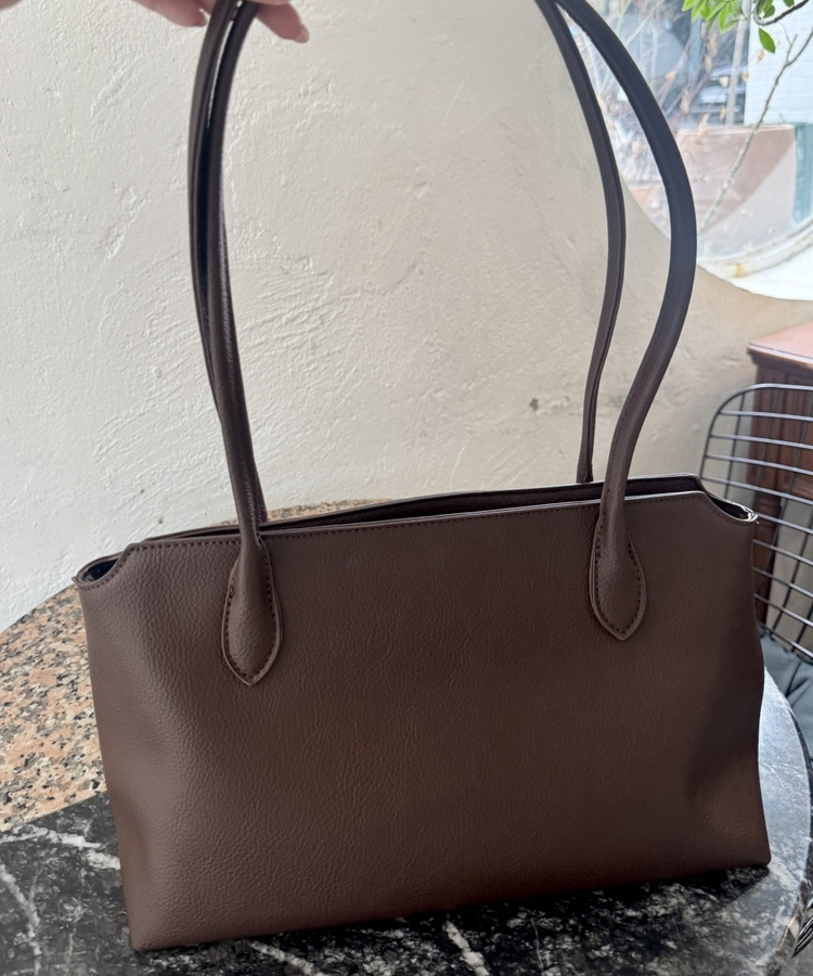 심플 베이직 캐주얼 숄더백 커피