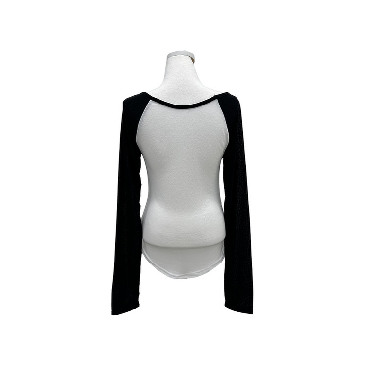 ラグランレタリングシースルーTシャツ