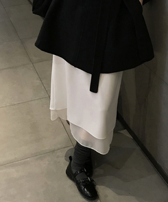 ストラップフラットシューズ BLACK