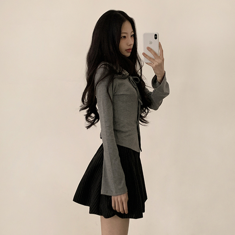 シャツカーディガンTシャツ GREY