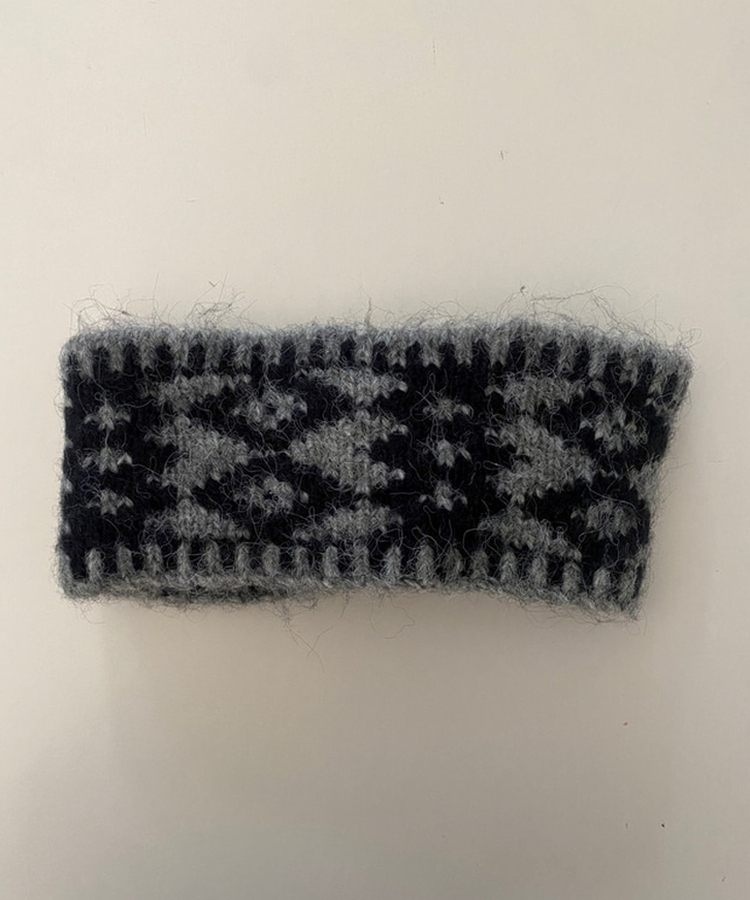 ビンテージニットヘアバンド