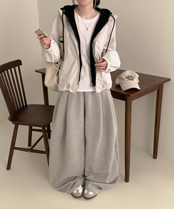 レイヤードオーバーフードウィンドブレーカー IVORY