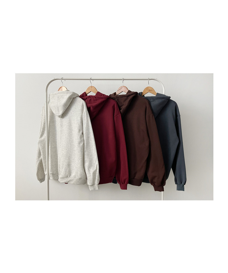 【起毛】ヘリテージレタリングフード