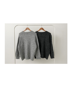 ルーズフィットニットカーディガン