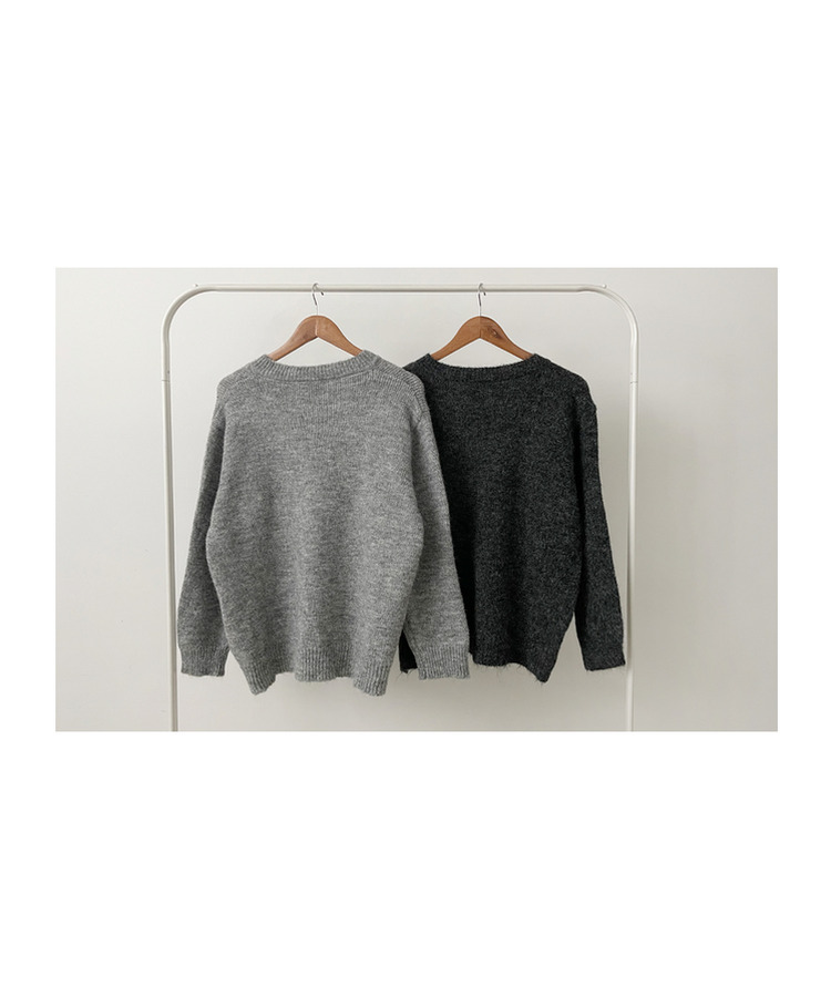 ルーズフィットニットカーディガン