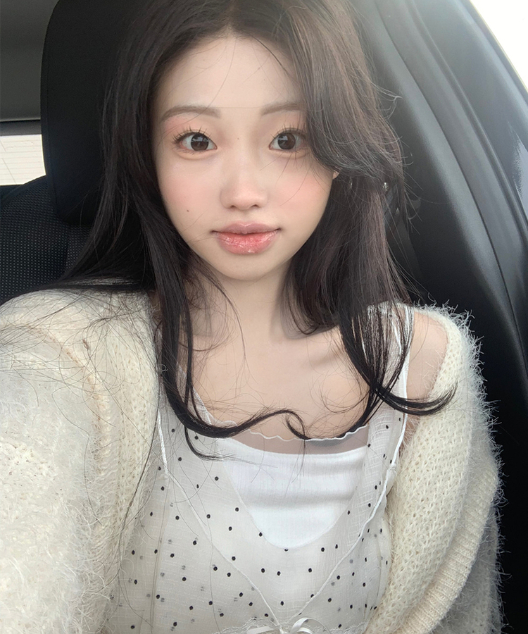 シースルードットキャミソール IVORY