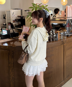 フラワーフードジップアップ IVORY