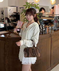 フラワーフードジップアップ IVORY