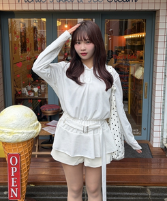 フリルミニワンピース IVORY