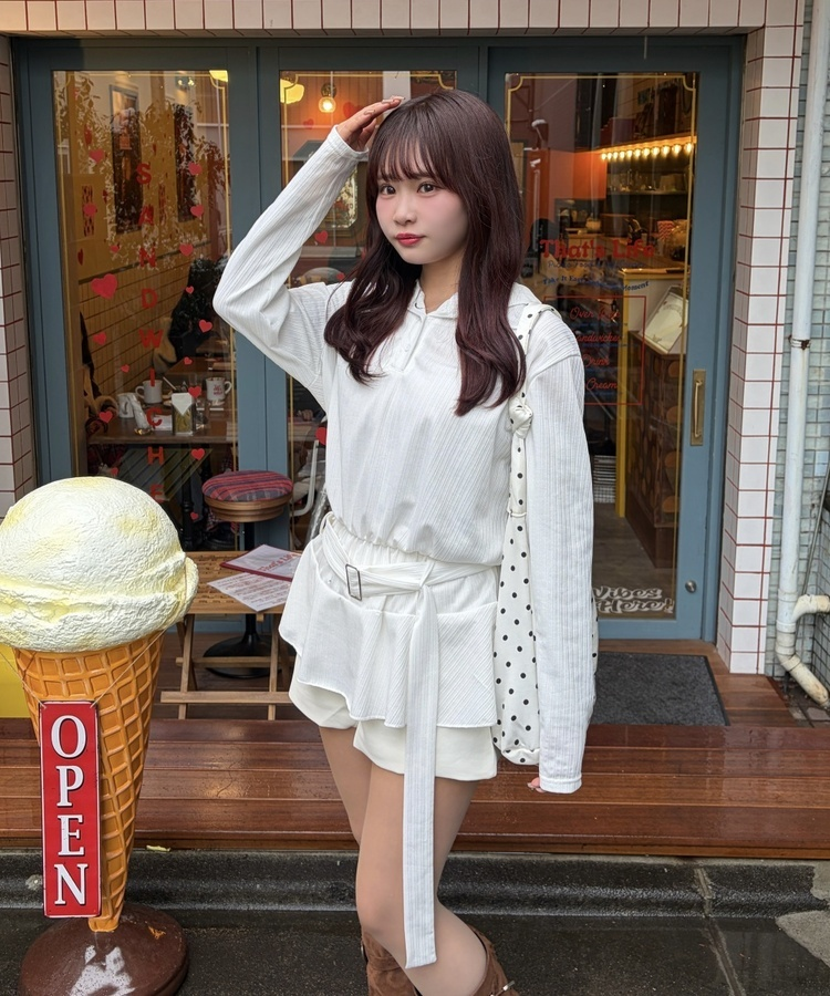 フリルミニワンピース IVORY