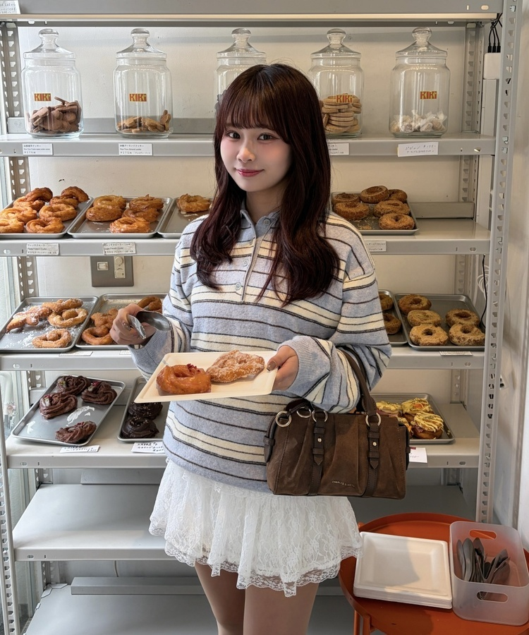 ボーダーポロニット SKY BLUE