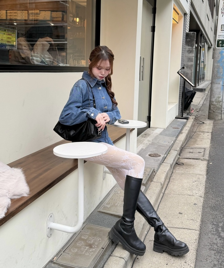 デイリーショルダーバッグ BLACK