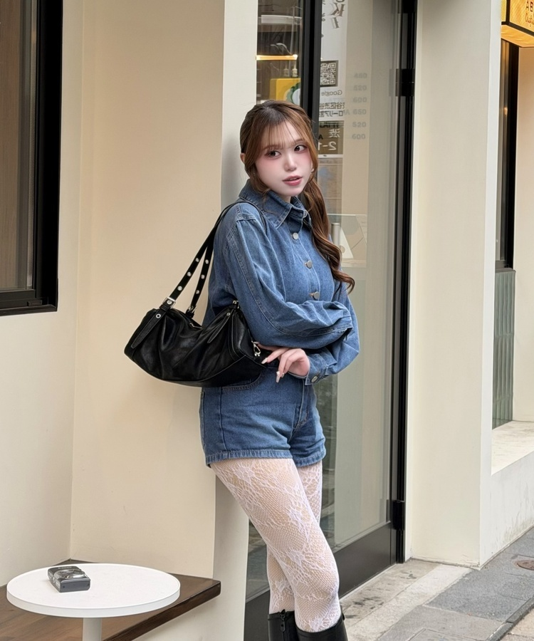 デイリーショルダーバッグ BLACK