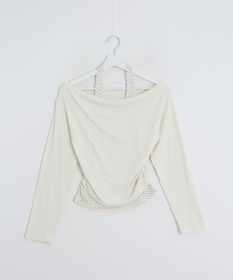 ドットレイヤードトップス