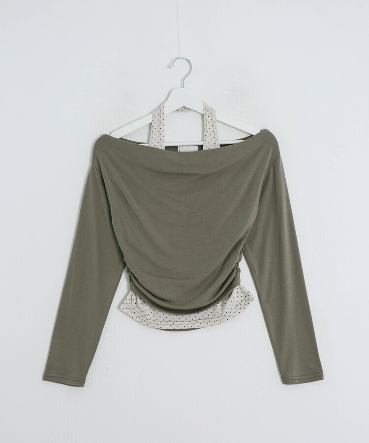 ドットレイヤードトップス