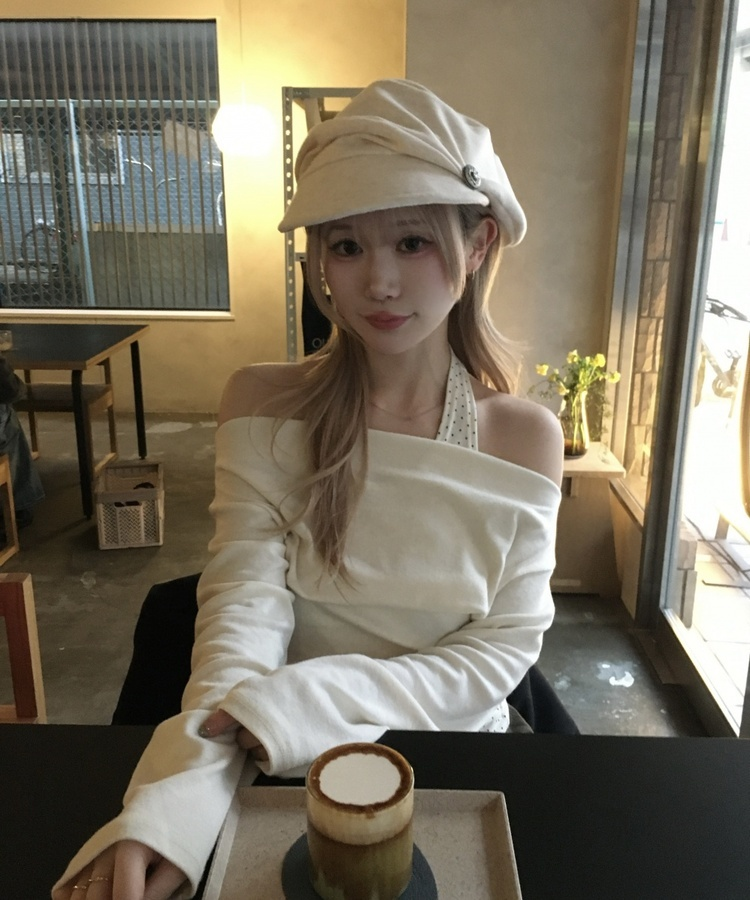 ドットレイヤードトップス CREAM