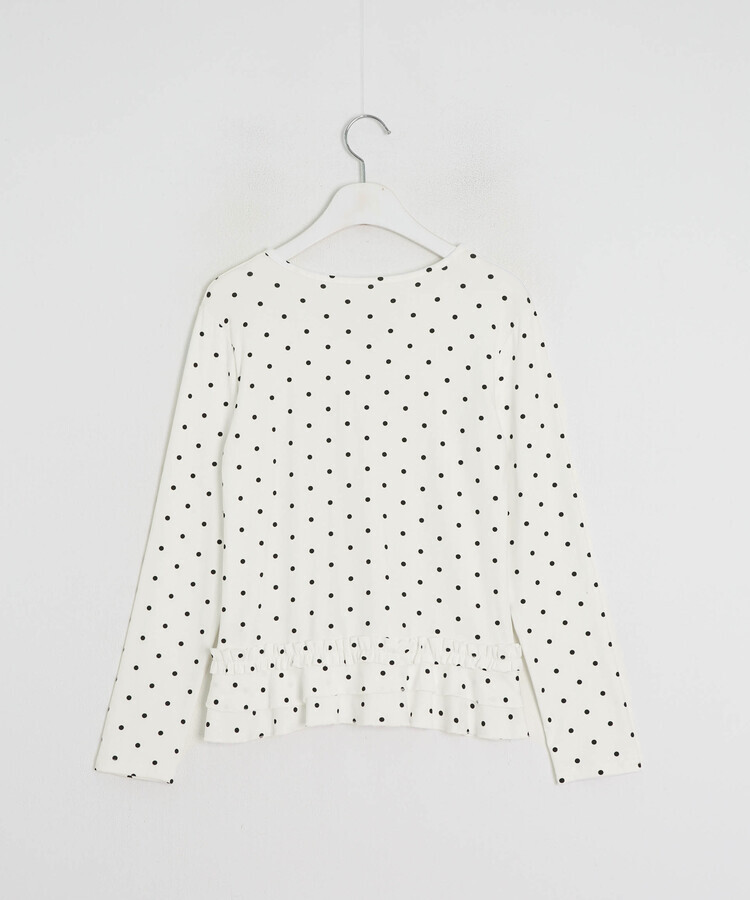 ドットフリルトップス