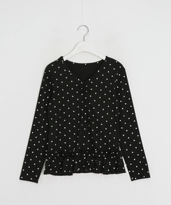 ドットフリルトップス