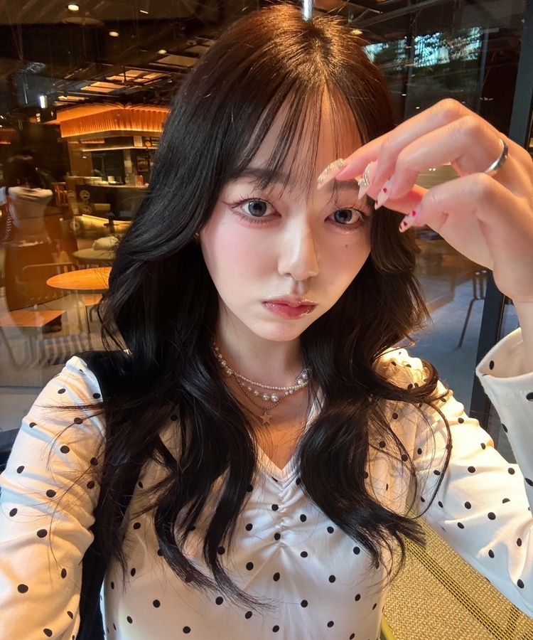 ドットフリルトップス WHITE