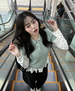 シンプルカラーニット MINT