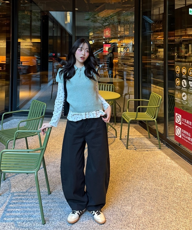 シンプルカラーニット MINT