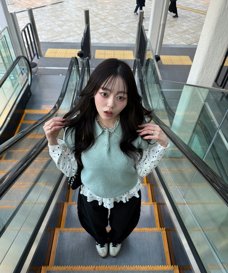 シンプルカラーニット MINT