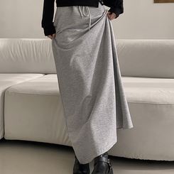 マキシロングスカート GREY