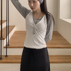 マキシロングスカート BLACK