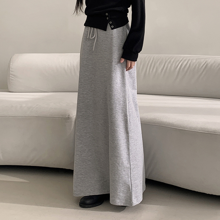 マキシロングスカート GREY