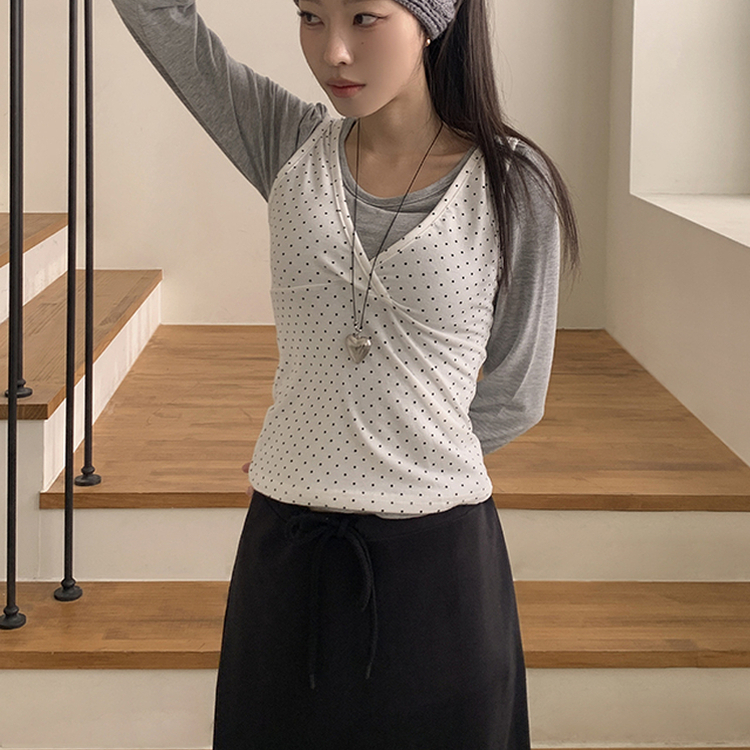 マキシロングスカート BLACK