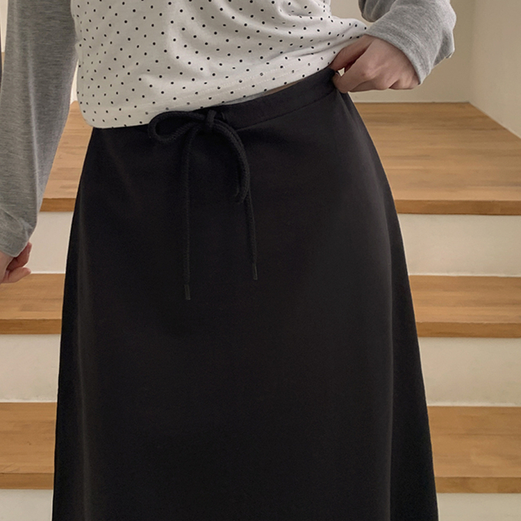 マキシロングスカート BLACK