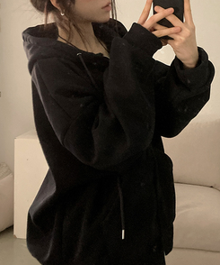 토리 남녀공용 골덴 와이드 조거 투피스 트레이닝 셋업 세트 블랙