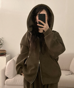 토리 남녀공용 골덴 와이드 조거 투피스 트레이닝 셋업 세트 브라운