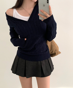 プリーツパンツインスカート GREY