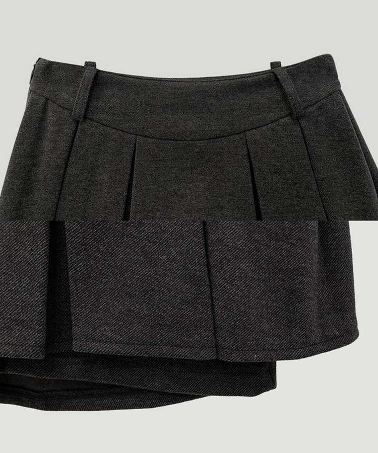 プリーツパンツインスカート