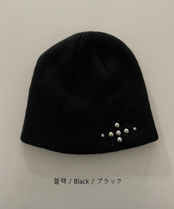 シルバースタッドビーニー(5color)