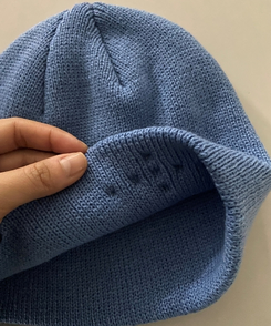 シルバースタッドビーニー(5color)