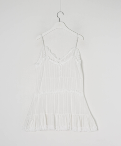 レースフリルワンピース