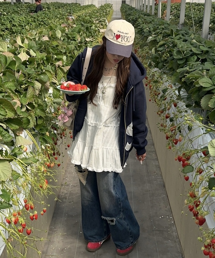 레이어드 프릴 캉캉 원피스 아이보리