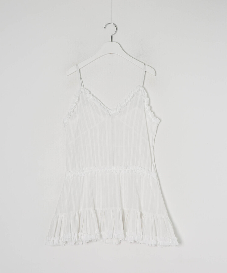 レースフリルワンピース