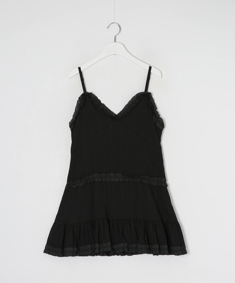 レースフリルワンピース