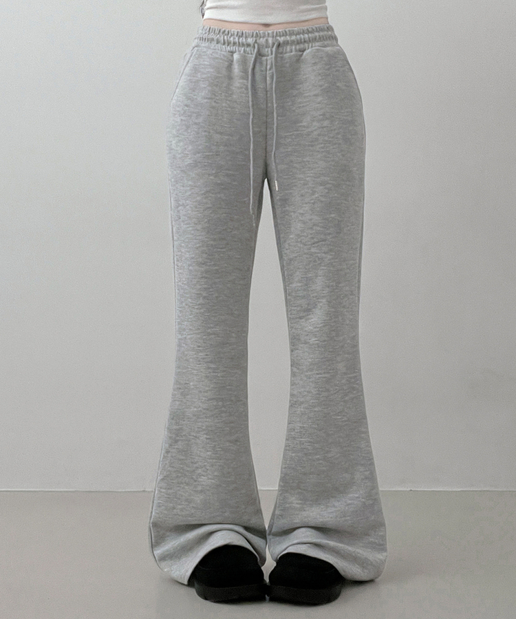 【SHORT/LONG 丈別】トレーニングバンディングブーツカットパンツ GREY