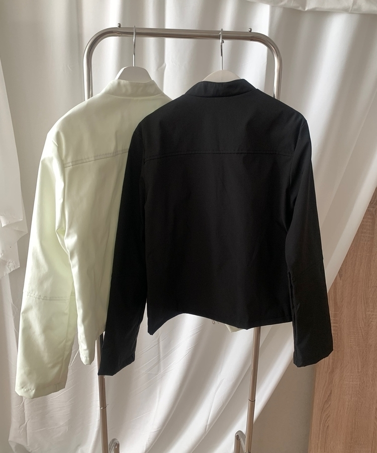 ジッパースタッドスナップジャケット