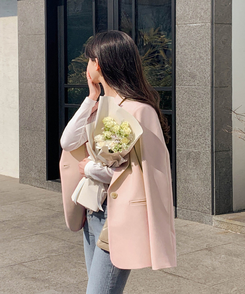 シングルテーラードジャケット  PINK