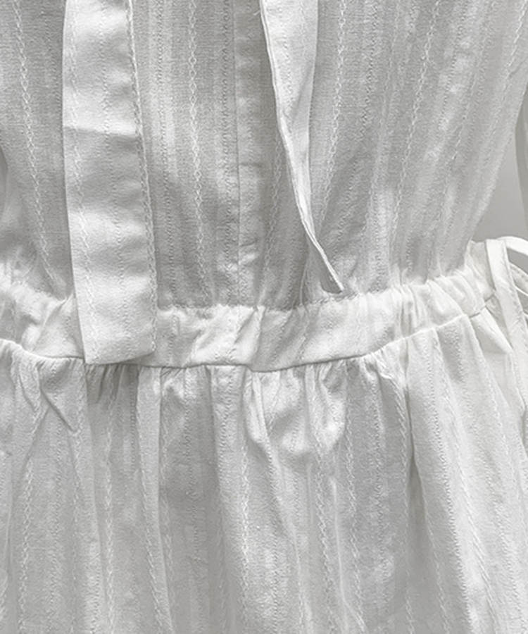 コットンフレアミニワンピース